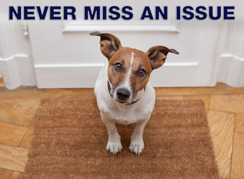 Never miss an issue